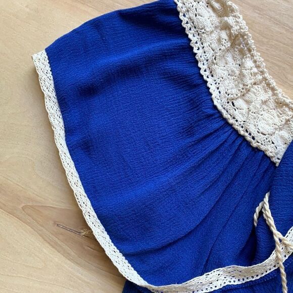 Royal Blue Crop Top - Picture 5 of 8